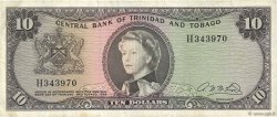 10 Dollars TRINIDAD et TOBAGO  1964 P.28b TTB