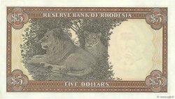 5 Dollars RHODESIA  1972 P.32a AU