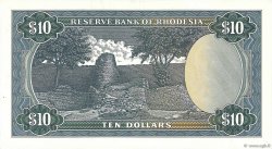 10 Dollars RHODÉSIE  1971 P.33b SPL