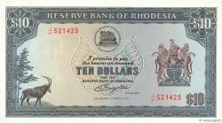 10 Dollars RHODÉSIE  1976 P.37a