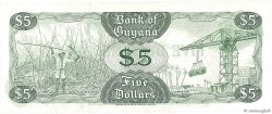 5 Dollars GUYANA  1992 P.22f pr.NEUF