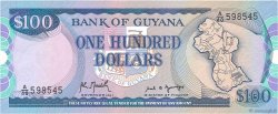 100 Dollars GUYANA  1989 P.28 ST