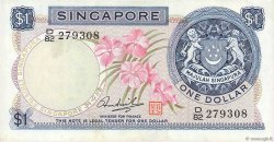 1 Dollar SINGAPOUR  1972 P.01d TTB