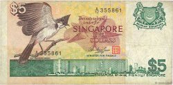 5 Dollars SINGAPOUR  1976 P.10