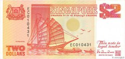 2 Dollars SINGAPORE  1990 P.27