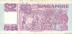 2 Dollars SINGAPORE  1992 P.28 VF
