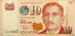 10 Dollars SINGAPOUR  1999 P.40 TB