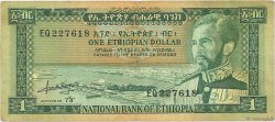 1 Dollar ÉTHIOPIE  1966 P.25a TB