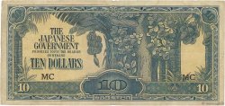 10 Dollars MALAYA  1942 P.M07b B