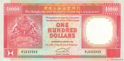 100 Dollars HONG KONG  1992 P.198d TTB