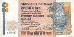 20 Dollars HONG KONG  1985 P.279a TTB+