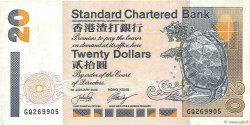 20 Dollars HONG KONG  2002 P.285d TTB