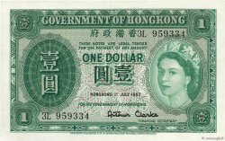1 Dollar HONG KONG  1957 P.324Ab SPL