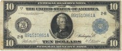 10 Dollars STATI UNITI D AMERICA New York 1914 P.360b