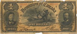 1 Dollar CANADA  1898 P.024Ab B+