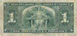 1 Dollar CANADA  1937 P.058e TB