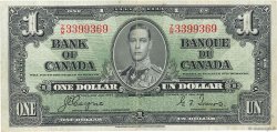 1 Dollar CANADA  1937 P.058e TTB