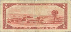 2 Dollars Remplacement CANADA  1954 P.076c B+