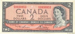 2 Dollars CANADA  1954 P.076d SUP