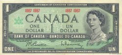 1 Dollar CANADA  1967 P.084a TTB