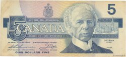 5 Dollars CANADA  1986 P.095b TB