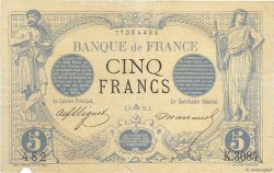 5 Francs NOIR FRANCE  1873 F.01.22 TTB