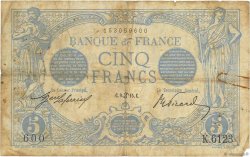 5 Francs BLEU FRANCE  1915 F.02.28 B