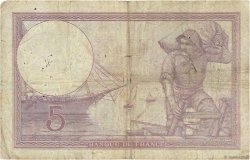 5 Francs FEMME CASQUÉE FRANCE  1918 F.03.02 B