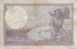 5 Francs FEMME CASQUÉE FRANCE  1925 F.03.09 TB
