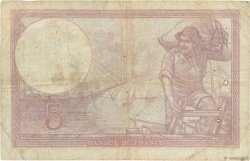5 Francs FEMME CASQUÉE FRANCE  1933 F.03.17 B+