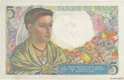 5 Francs BERGER FRANCE  1943 F.05.02 TTB+