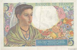 5 Francs BERGER FRANCE  1943 F.05.02 TTB