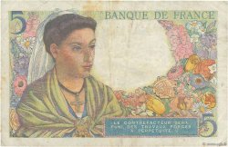 5 Francs BERGER FRANCE  1943 F.05.04 TB
