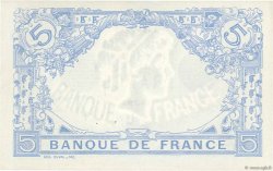 5 Francs BLEU FRANKREICH  1912 F.02.06 VZ