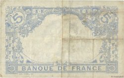 5 Francs BLEU FRANCE  1915 F.02.32 F+