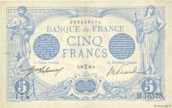 5 Francs BLEU FRANCE  1916 F.02.36 TTB+
