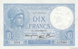 10 Francs MINERVE modifié FRANCE  1940 F.07.17 AU-