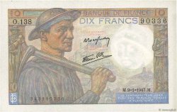 10 Francs MINEUR FRANCIA  1947 F.08.17