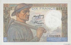 10 Francs MINEUR FRANCE  1949 F.08.21 SUP+