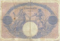 50 Francs BLEU ET ROSE FRANCE  1909 F.14.22 pr.TB