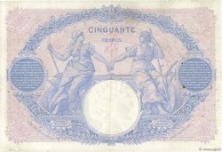 50 Francs BLEU ET ROSE FRANCE  1912 F.14.25 TTB