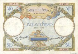 50 Francs LUC OLIVIER MERSON type modifié FRANCE  1930 F.16.01 TB