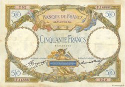 50 Francs LUC OLIVIER MERSON type modifié FRANCE  1934 F.16.05 TTB