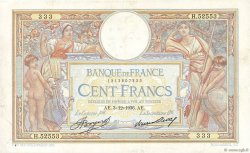 100 Francs LUC OLIVIER MERSON grands cartouches FRANCE  1936 F.24.15 TB+