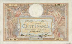 100 Francs LUC OLIVIER MERSON type modifié FRANCE  1939 F.25.49