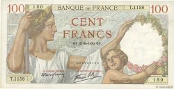 100 Francs SULLY FRANCE  1939 F.26.07 TTB