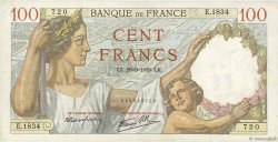 100 Francs SULLY FRANCE  1939 F.26.08