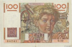 100 Francs JEUNE PAYSAN FRANCE  1945 F.28.01 TTB