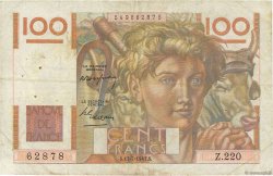 100 Francs JEUNE PAYSAN FRANCE  1947 F.28.15 TB