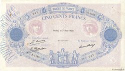 500 Francs BLEU ET ROSE FRANCE  1929 F.30.32 pr.TTB